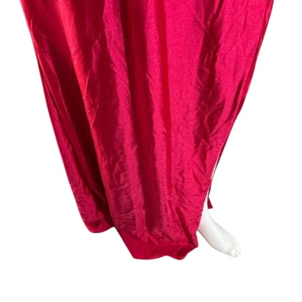 Fashion Nova Can't Replace You‎ XL Red Ruched Maxi dress NWT